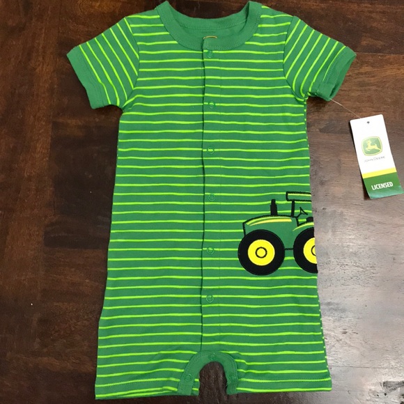 john deere baby romper